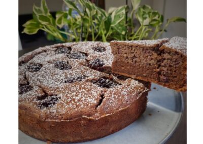 Blackberry and Cardamom Chickpea Cake – By Chef Taylah King